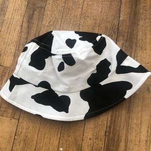 Cow print bucket hat